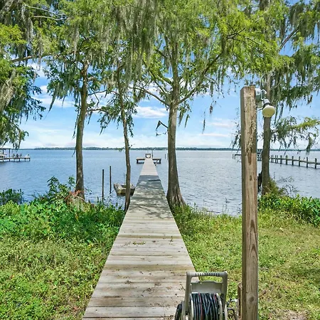 Cozy River Cabin Family Friendly Dock Playset Bball Court Palatka Exterior photo